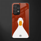 boring goose back phone cover | glass case for samsung galaxy a53 5g