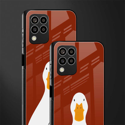 boring goose back phone cover | glass case for samsung galaxy m33 5g