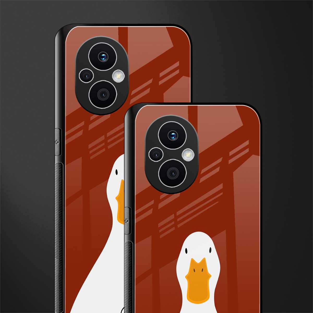 boring goose back phone cover | glass case for oppo f21 pro 5g