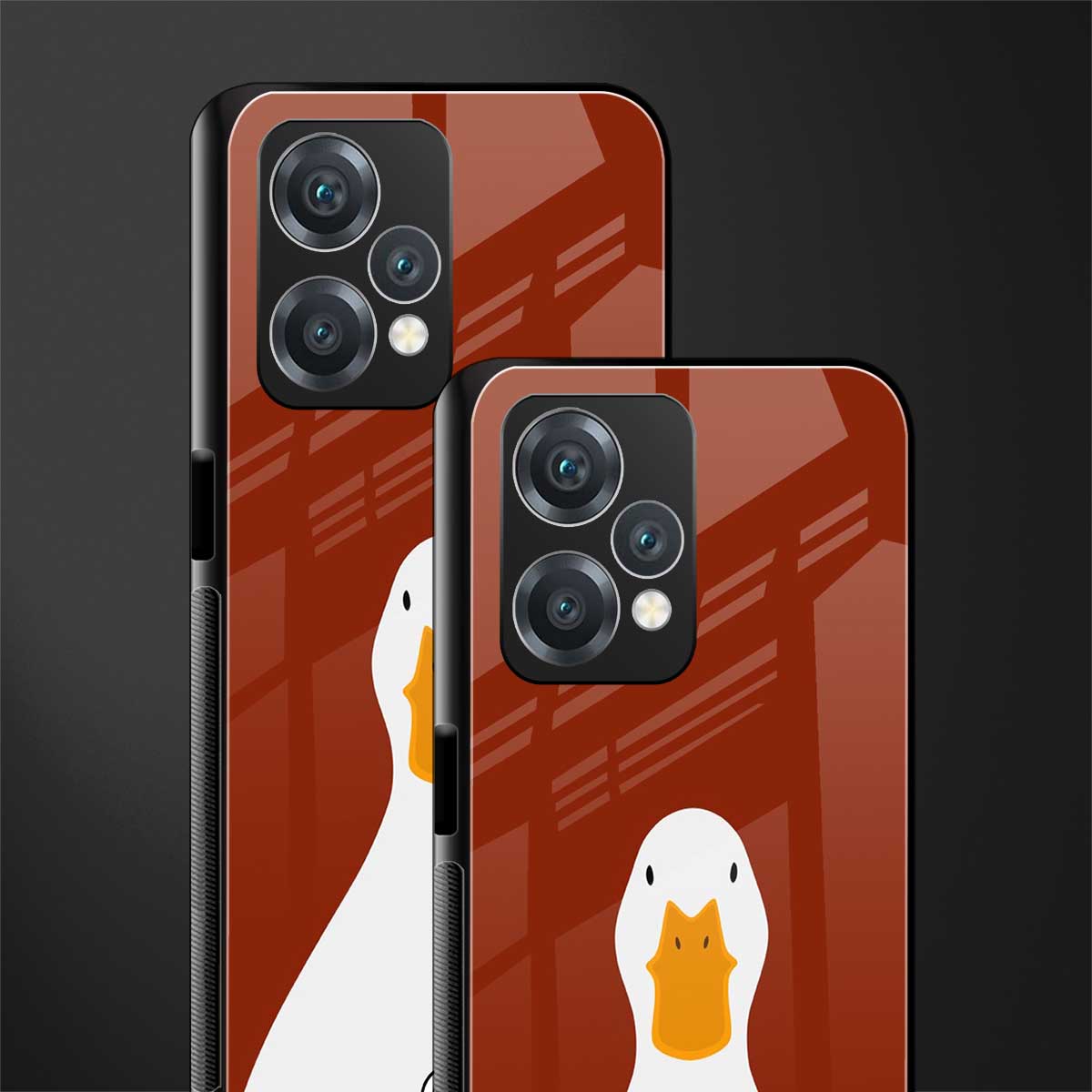 boring goose back phone cover | glass case for oneplus nord ce 2 lite 5g