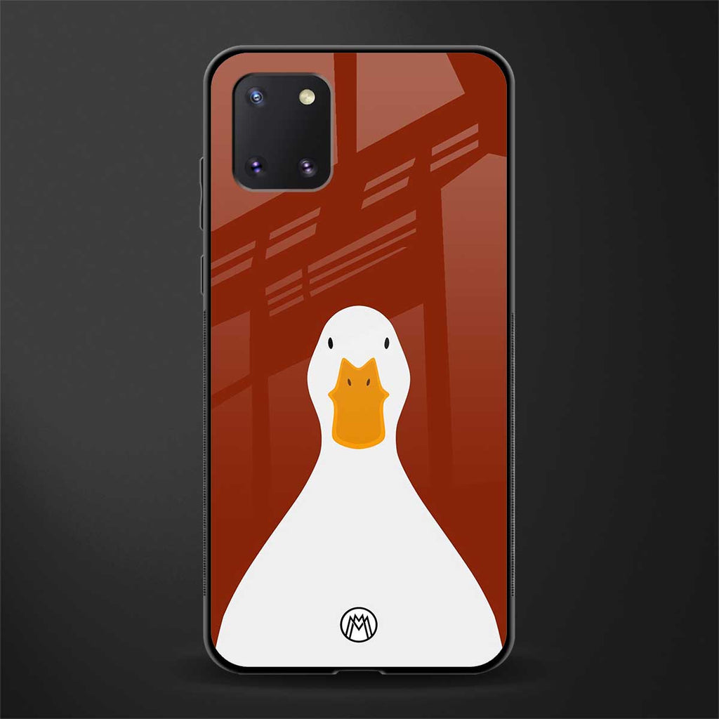boring goose glass case for samsung galaxy note 10 lite image