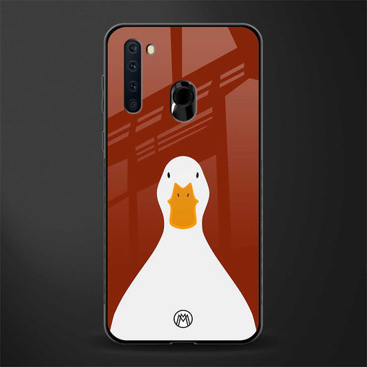 boring goose glass case for samsung a21 image