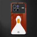 boring goose glass case for vivo x80 image