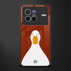 boring goose glass case for vivo x80 image