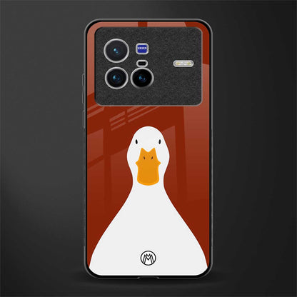 boring goose glass case for vivo x80 image