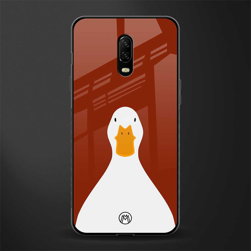 boring goose glass case for oneplus 6t image