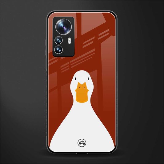 boring goose back phone cover | glass case for xiaomi 12 pro