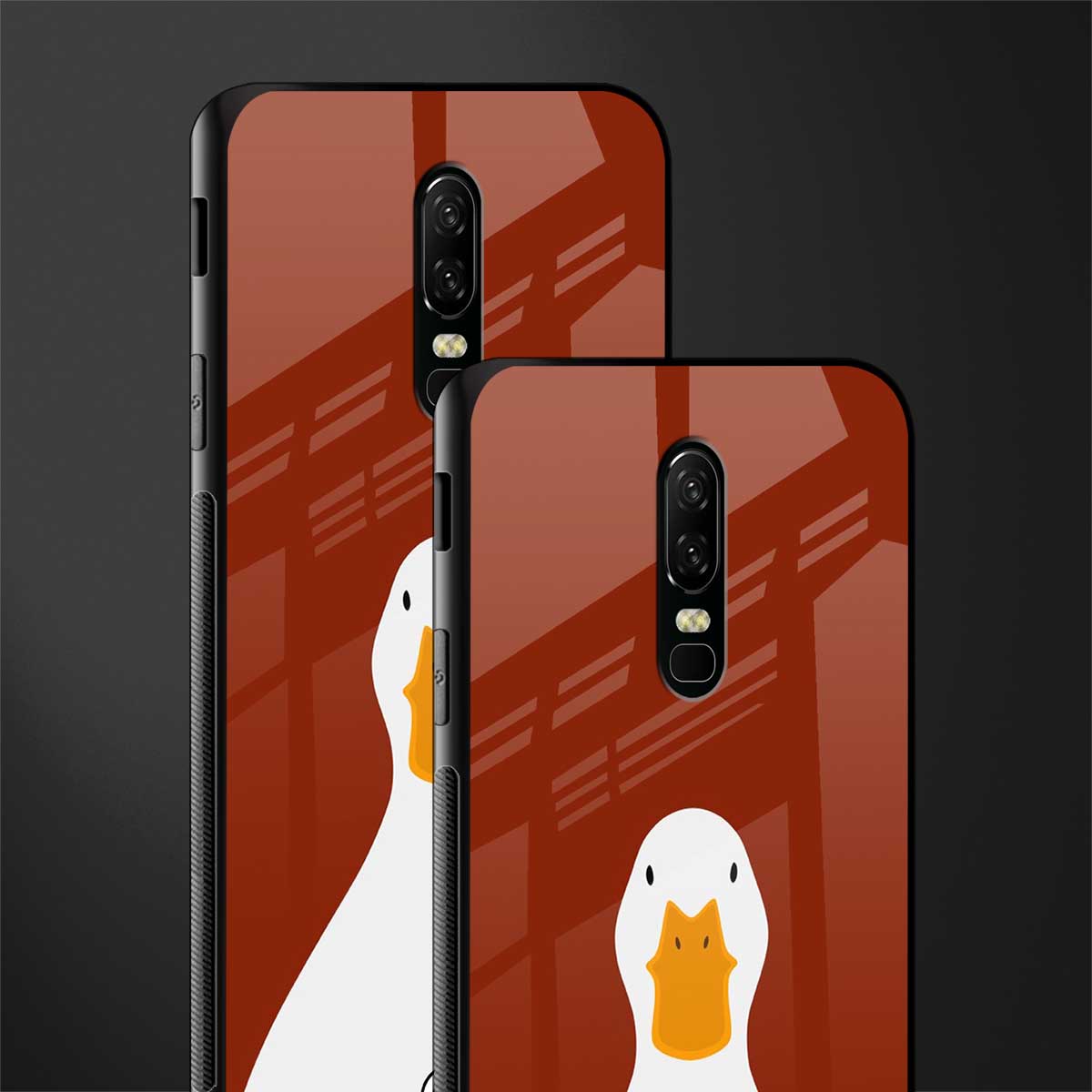 boring goose glass case for oneplus 6 image-2