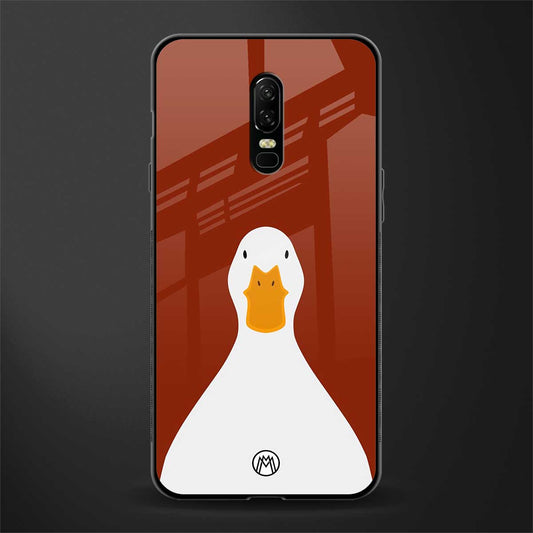 boring goose glass case for oneplus 6 image