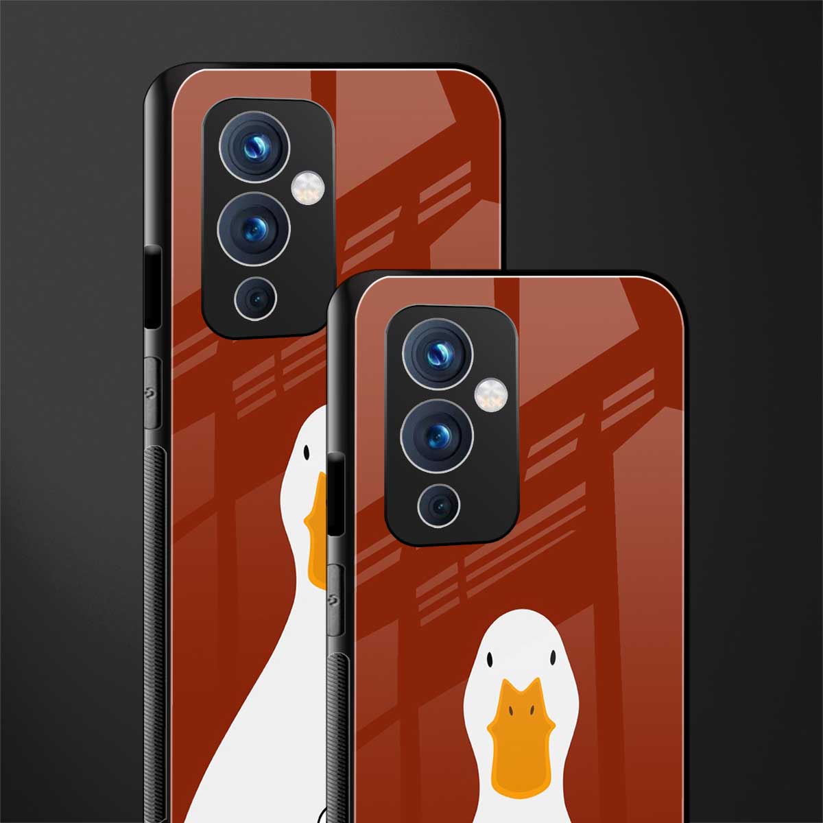 boring goose back phone cover | glass case for oneplus 9