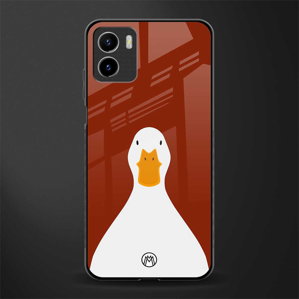 boring goose back phone cover | glass case for vivo y72
