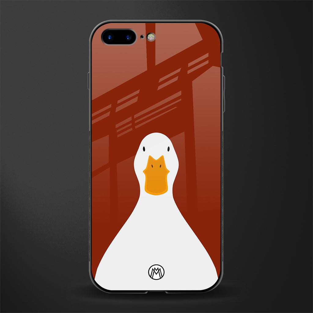 boring goose glass case for iphone 8 plus image