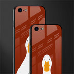 boring goose glass case for iphone se 2020 image-2