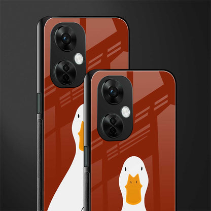 boring goose back phone cover | glass case for oneplus nord ce 3 lite