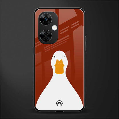 boring goose back phone cover | glass case for oneplus nord ce 3 lite