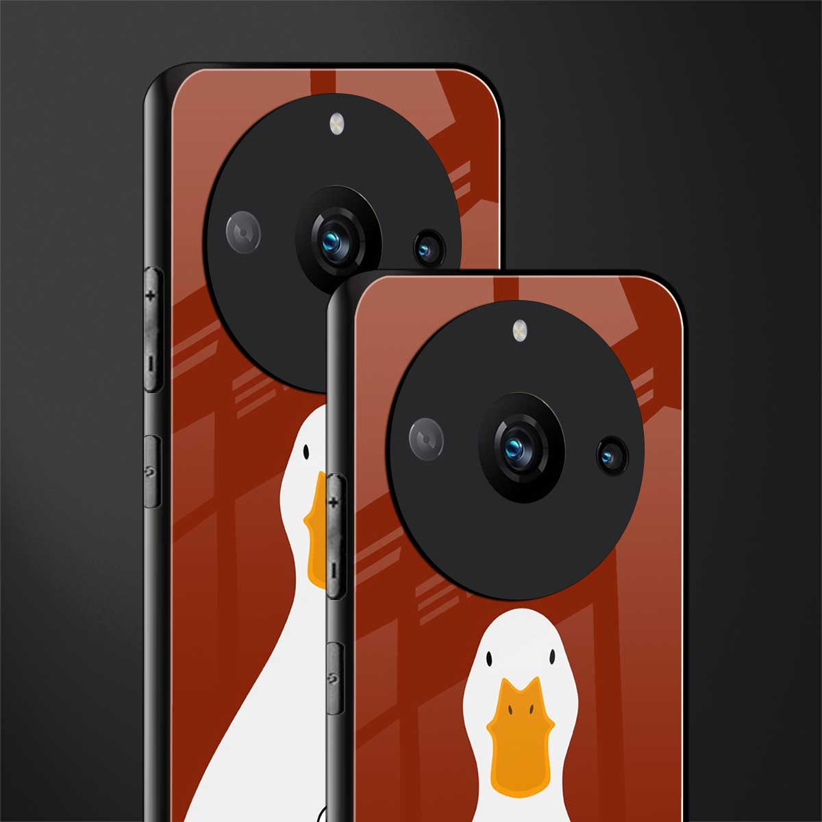 boring goose back phone cover | glass case for realme 11 pro 5g