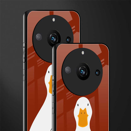 boring goose back phone cover | glass case for realme 11 pro 5g