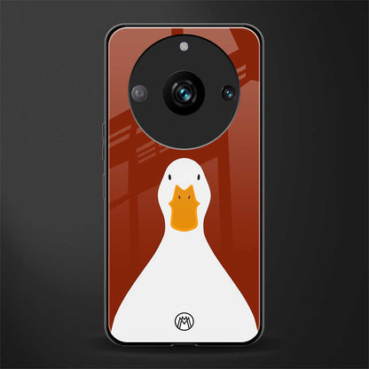 boring goose back phone cover | glass case for realme 11 pro 5g