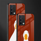 boring goose back phone cover | glass case for oppo a74 4g