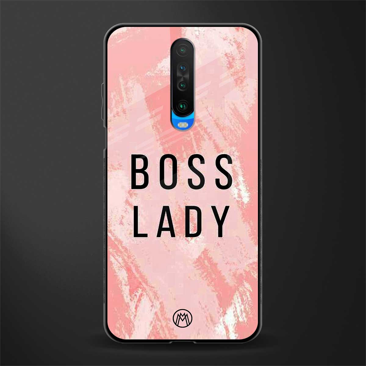 boss lady glass case for poco x2 image