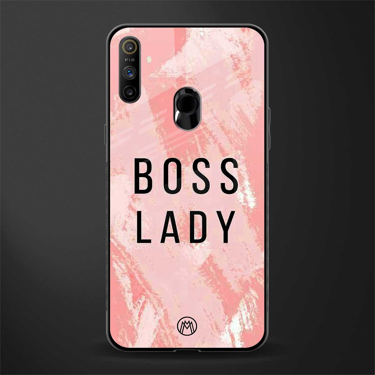 boss lady glass case for realme narzo 10a image