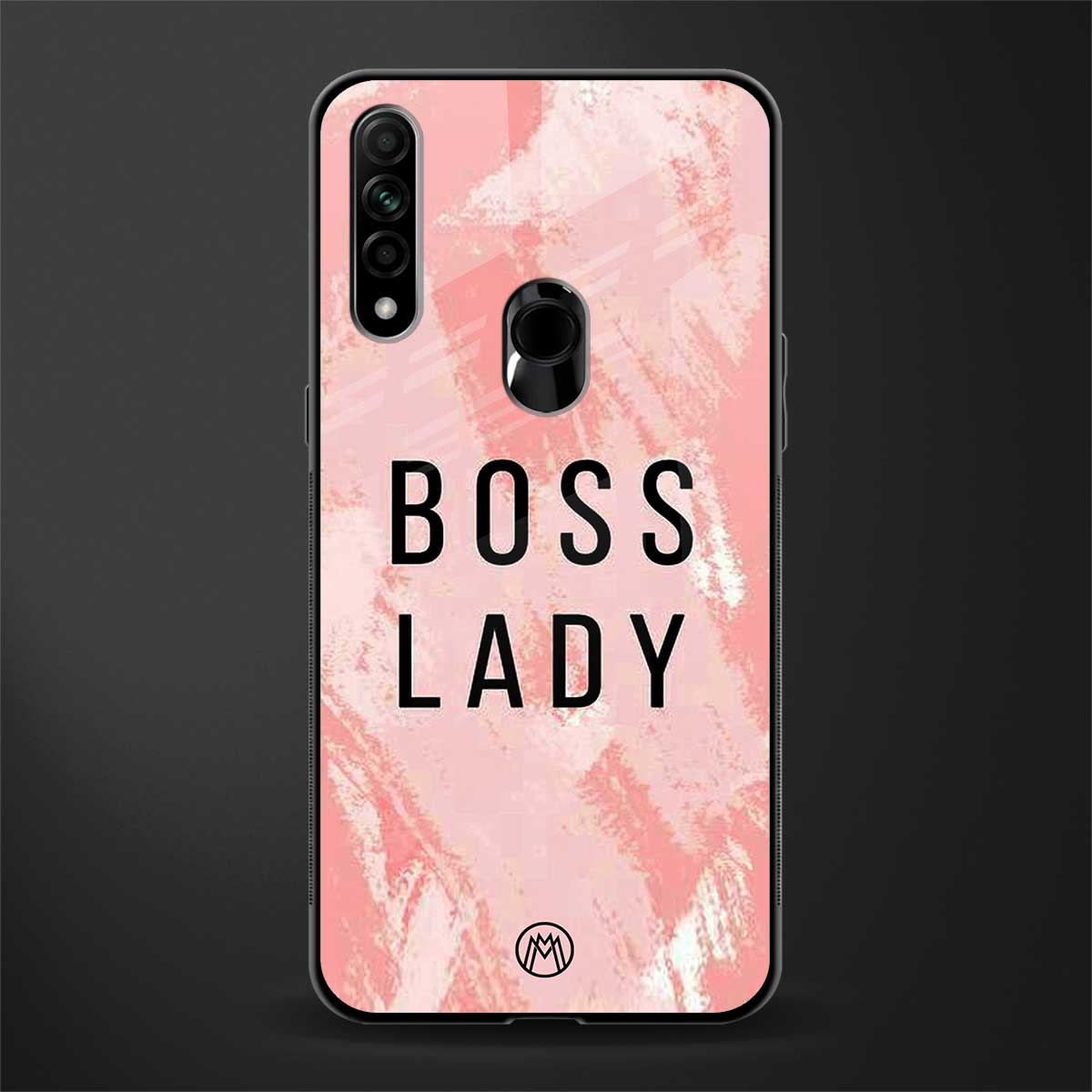 boss lady glass case for oppo a31 image