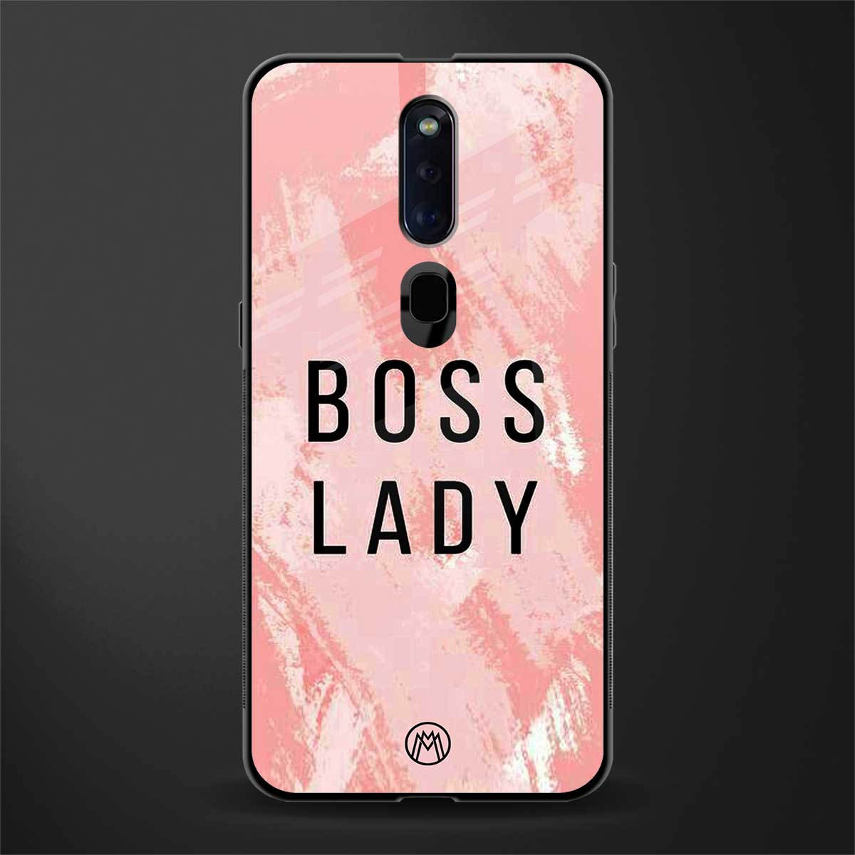 boss lady glass case for oppo f11 pro image