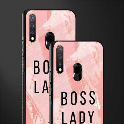 boss lady glass case for vivo y19 image-2