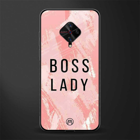 boss lady glass case for vivo s1 pro image