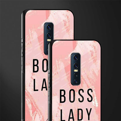 boss lady glass case for vivo v17 pro image-2