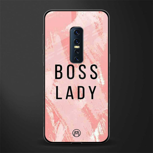 boss lady glass case for vivo v17 pro image