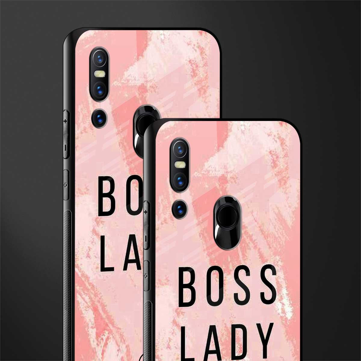 boss lady glass case for vivo v15 image-2