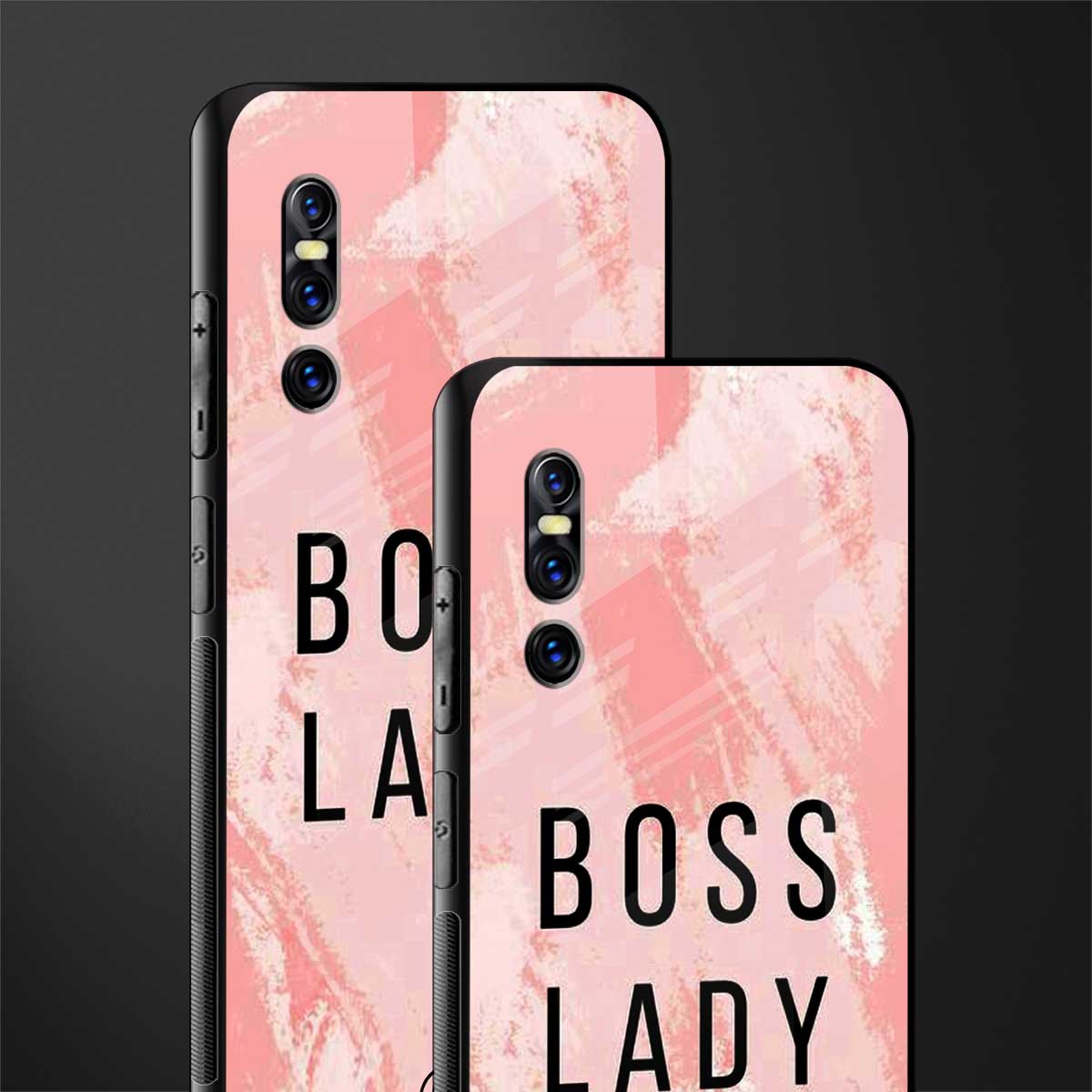 boss lady glass case for vivo v15 pro image-2