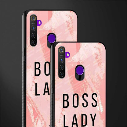 boss lady glass case for realme 5s image-2