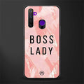 boss lady glass case for realme 5 image