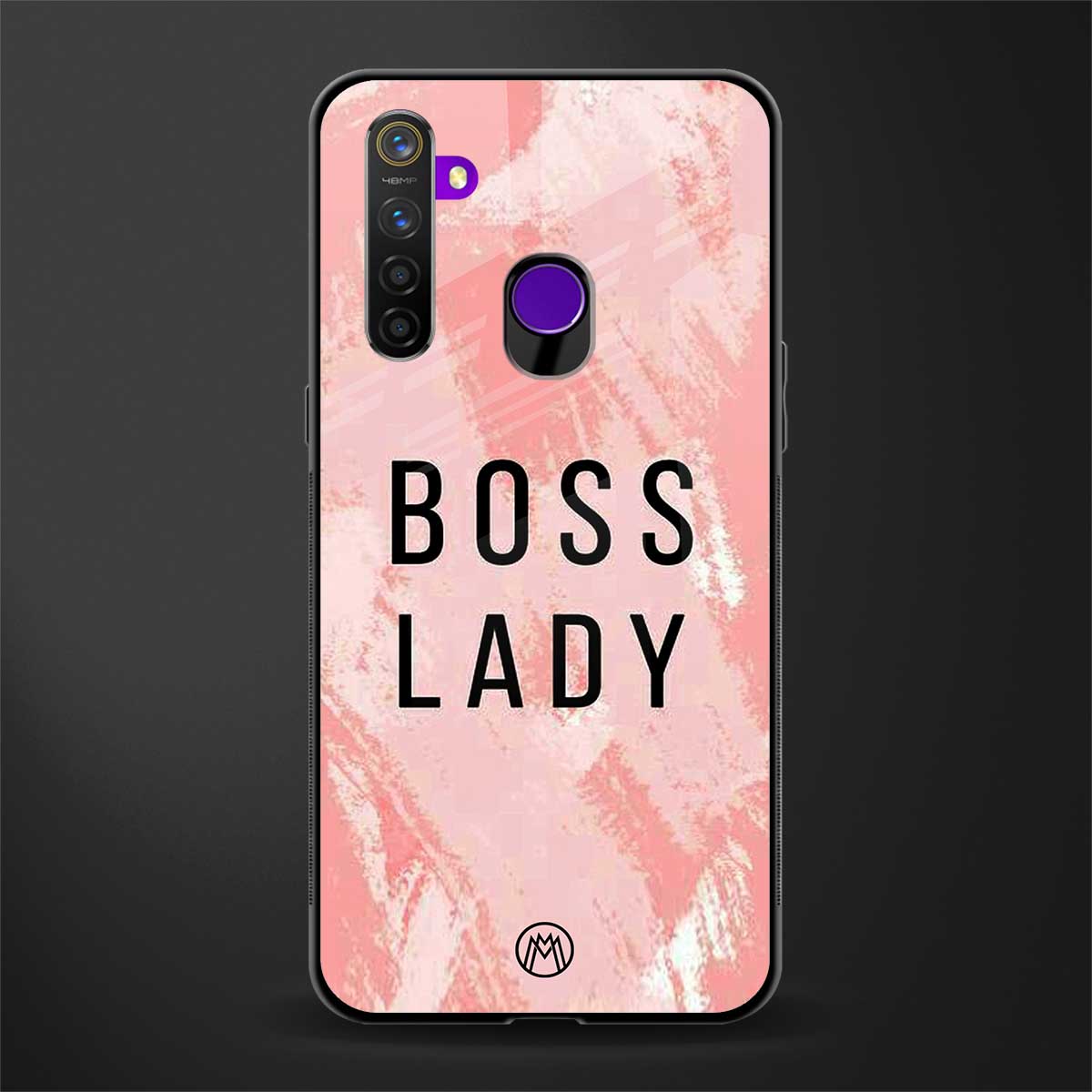 boss lady glass case for realme 5s image