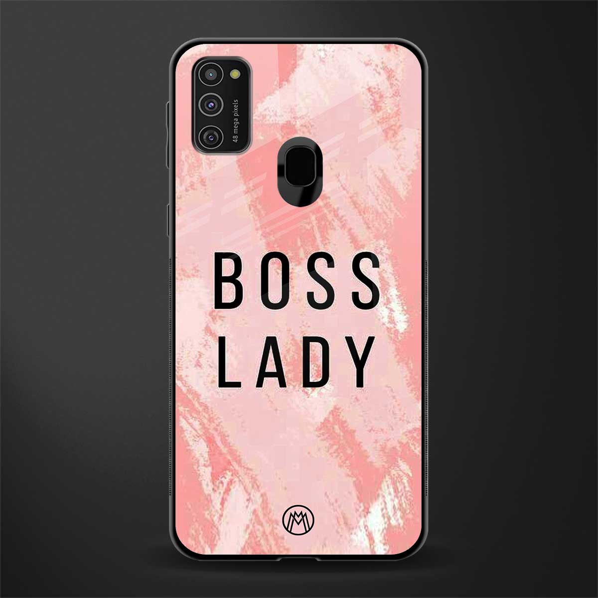 boss lady glass case for samsung galaxy m30s image