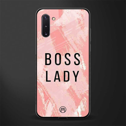 boss lady glass case for samsung galaxy note 10 image