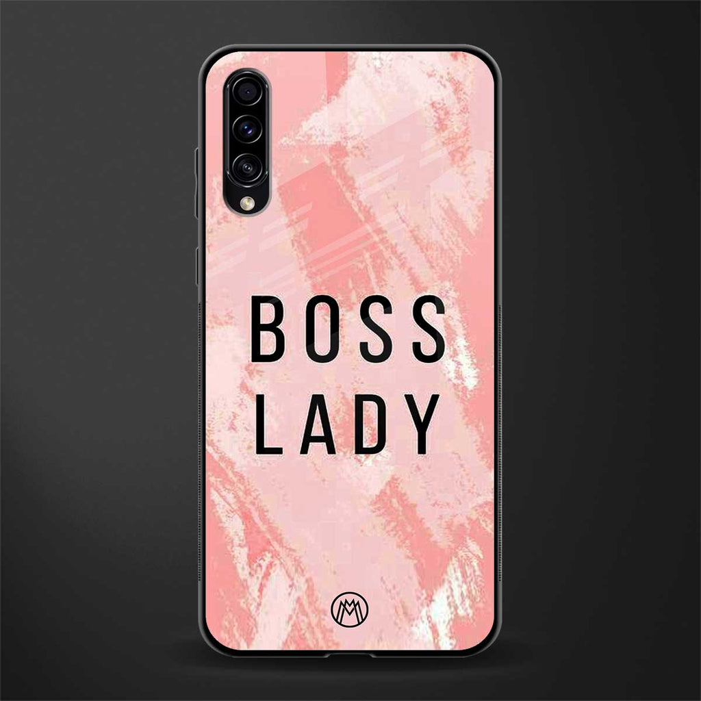 boss lady glass case for samsung galaxy a70s image