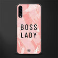 boss lady glass case for samsung galaxy a70s image