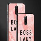 boss lady glass case for redmi 8 image-2