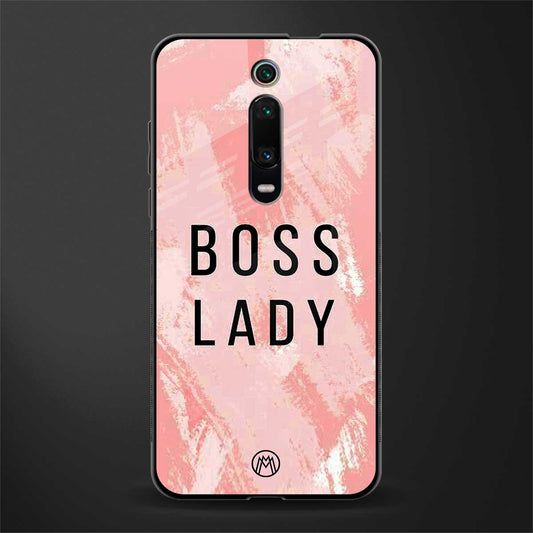boss lady glass case for redmi k20 pro image
