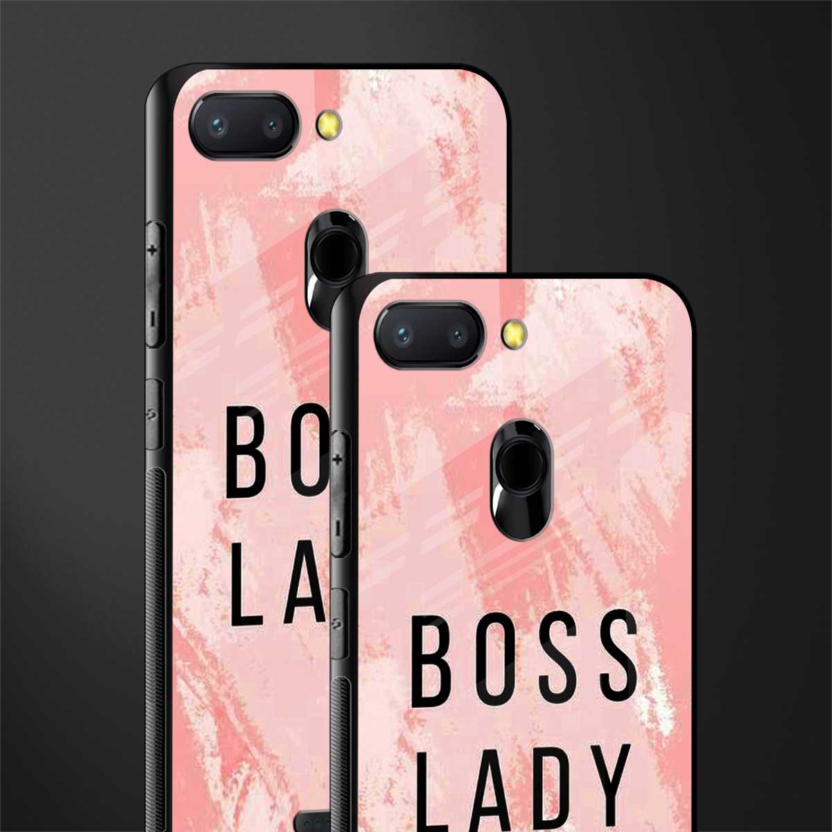 boss lady glass case for redmi 6 image-2