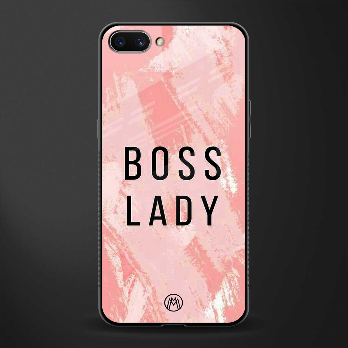 boss lady glass case for oppo a3s image