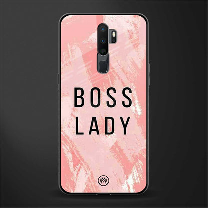 boss lady glass case for oppo a5 2020 image