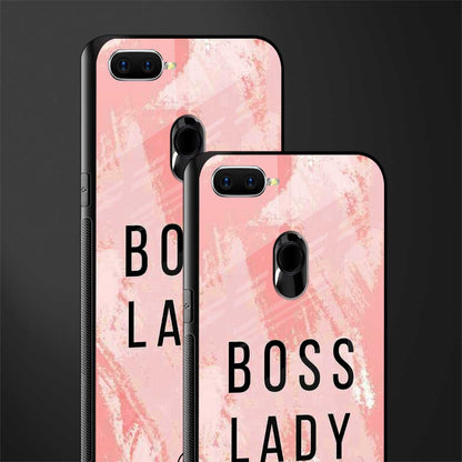 boss lady glass case for oppo a5s image-2