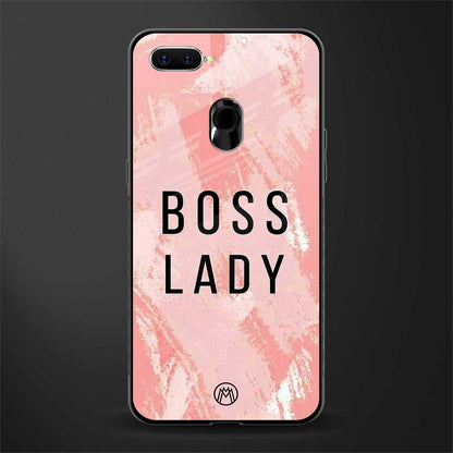 boss lady glass case for oppo a5s image
