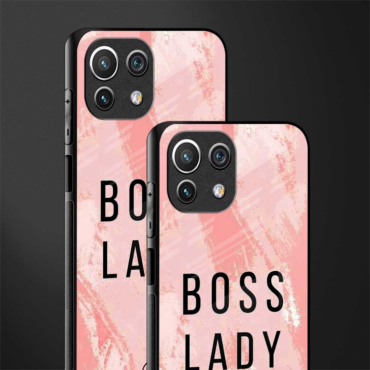 boss lady glass case for mi 11 lite image-2