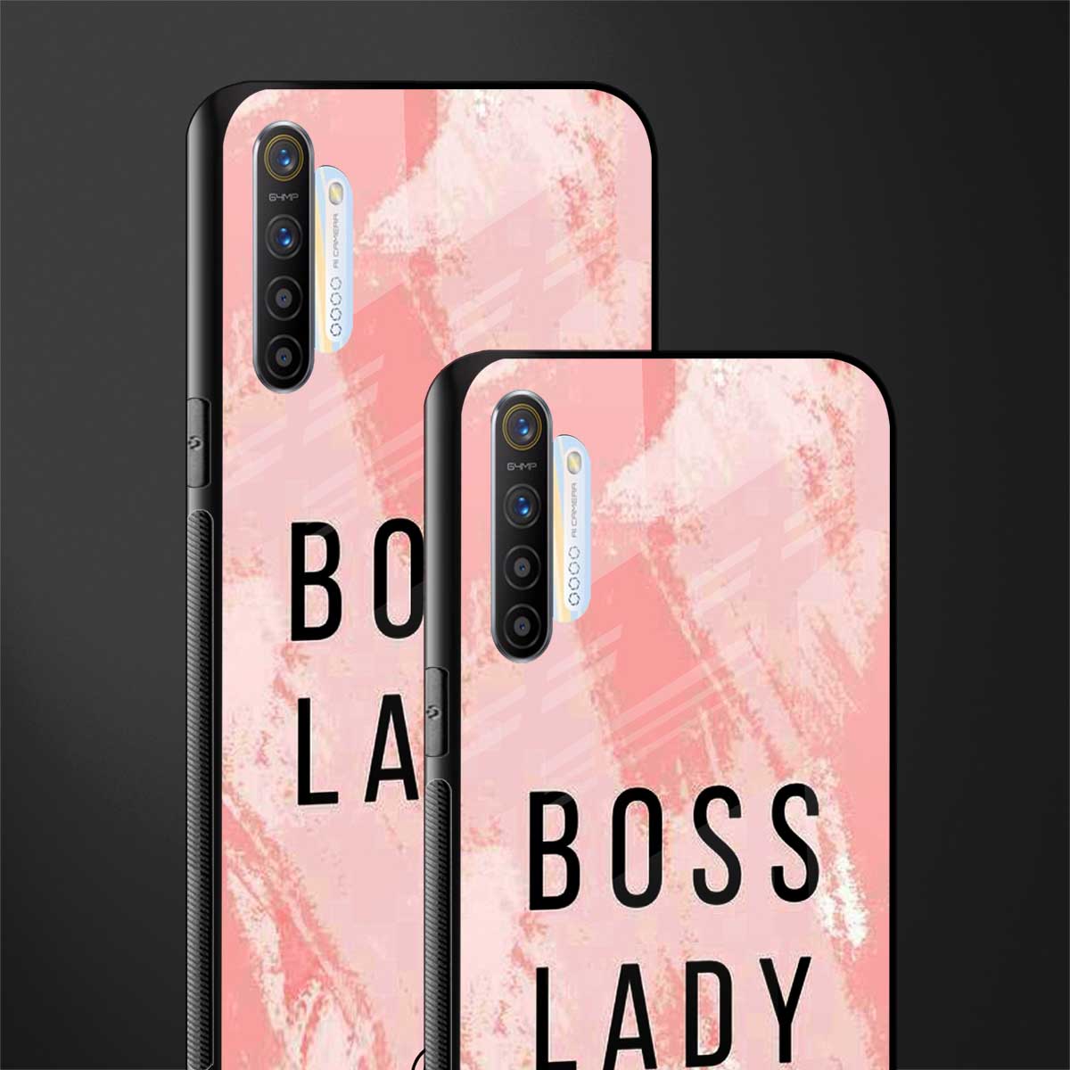 boss lady glass case for realme xt image-2