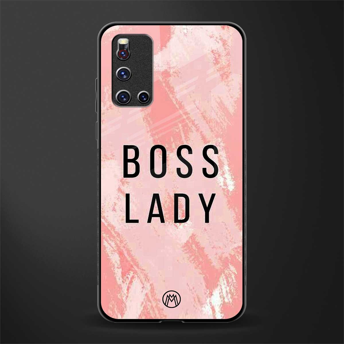 boss lady glass case for vivo v19 image